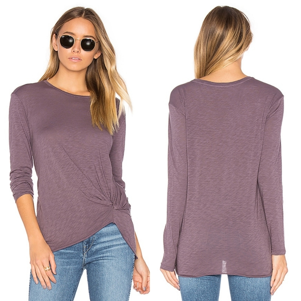Stateside Twist Tee in Nightshade